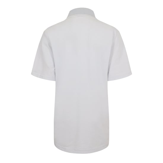 Men's Boss Peoxfordnew Short Sleeve Polo Shirt in Pastel Grey - Image 2