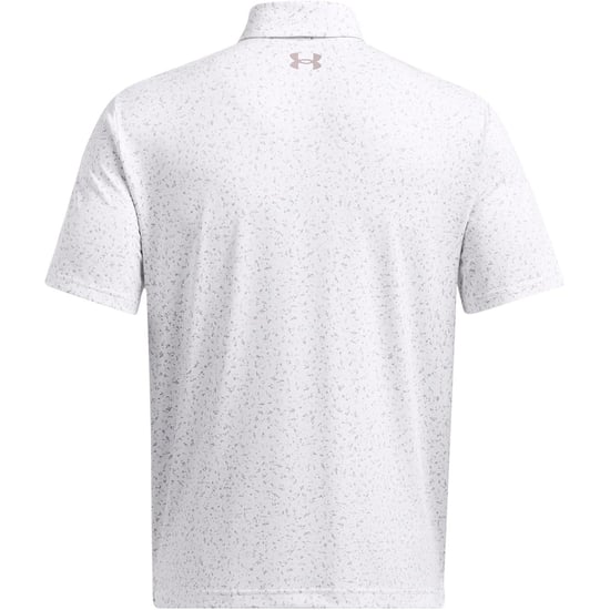 Men's Under Armour Playoff Short Sleeve Performance Polo Shirt in .White - Image 2