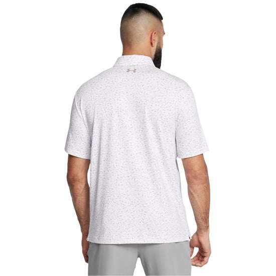 Men's Under Armour Playoff Short Sleeve Performance Polo Shirt in .White - Image 4