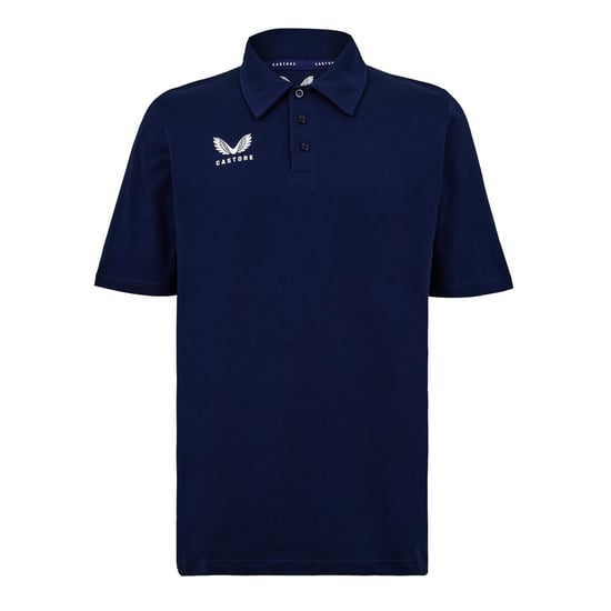 Men's Castore Short Polo in Navy - Image 1