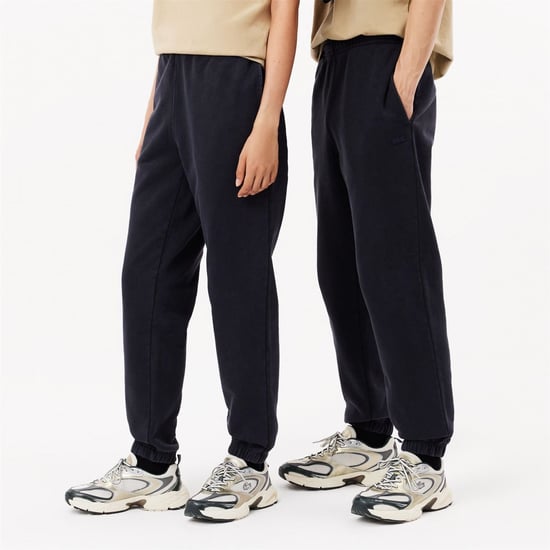 Men's Lacoste Tracksuit Trousers in Black - Image 3