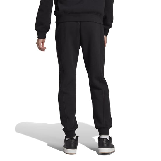 Men's adidas Originals Essential Solid Patterned Joggers in Black - Image 3