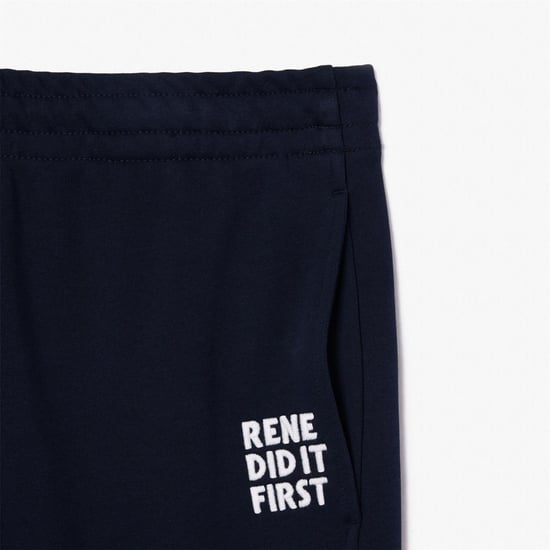 Men's Lacoste Tsuit Trousers in Navy Blue - Image 2