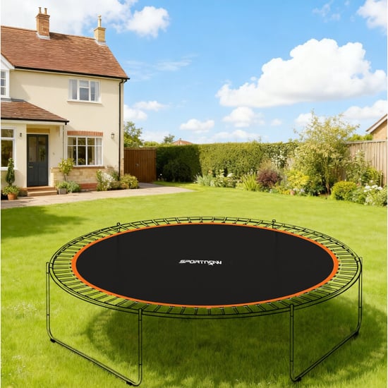 4goodz Trampolinemat rond voor 366 cm trampolines zwart/ - Image 2