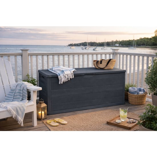WDMT Kussenbox 280 liter – weerbestendige opbergbox voor tuinkussens & - Image 2