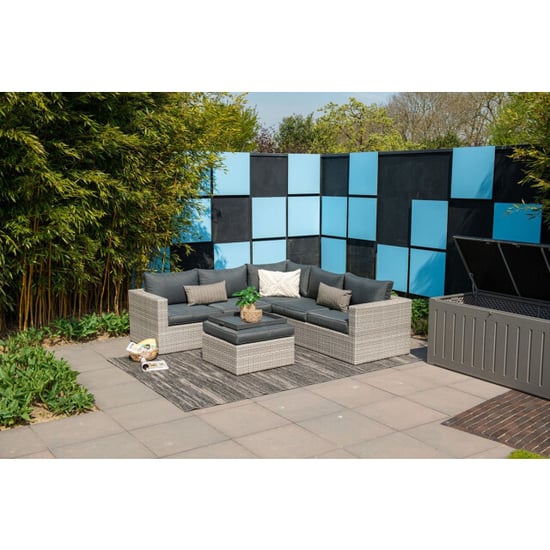 Garden Impressions Orangebird loungeset 4-delig vintage grey reflex black - Image 3