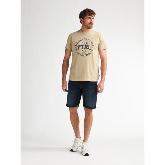 Petrol Industries bullseye men denim short regular m-1060-sho002 5812 blue black - Image 2