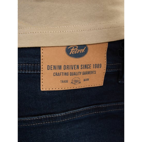 Petrol Industries bullseye men denim short regular m-1060-sho002 5812 blue black - Image 4