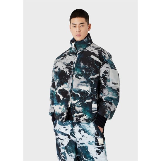 Men's Emporio Armani EA7 Emporio Giacca Pmn in Ice Sea - Image 2
