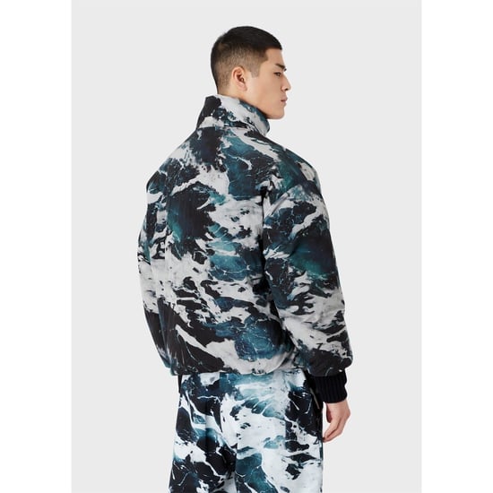 Men's Emporio Armani EA7 Emporio Giacca Pmn in Ice Sea - Image 3