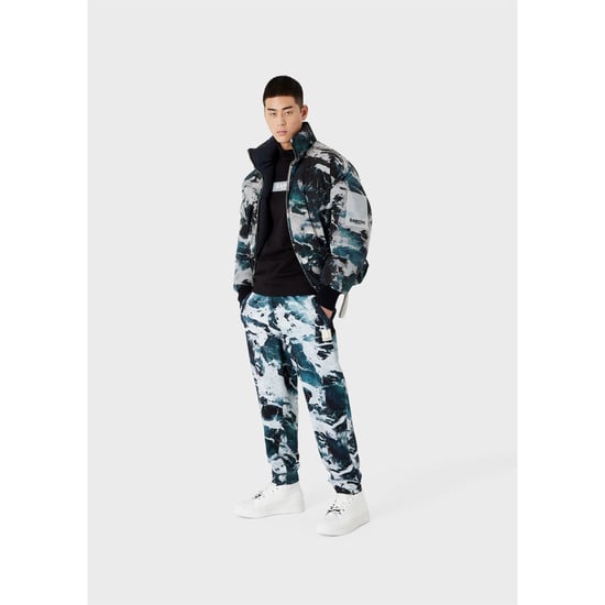 Men's Emporio Armani EA7 Emporio Giacca Pmn in Ice Sea - Image 4