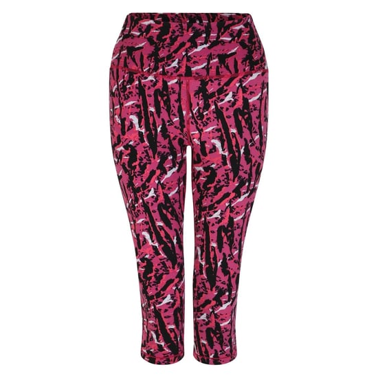 Women's Dare 2b Influentia Floral Patterned Shapewear Leggings in NeonPkZebPrn - Image 1