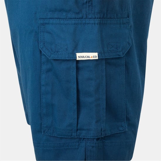 Men's SoulCal Washed Shorts in Navy - Image 6