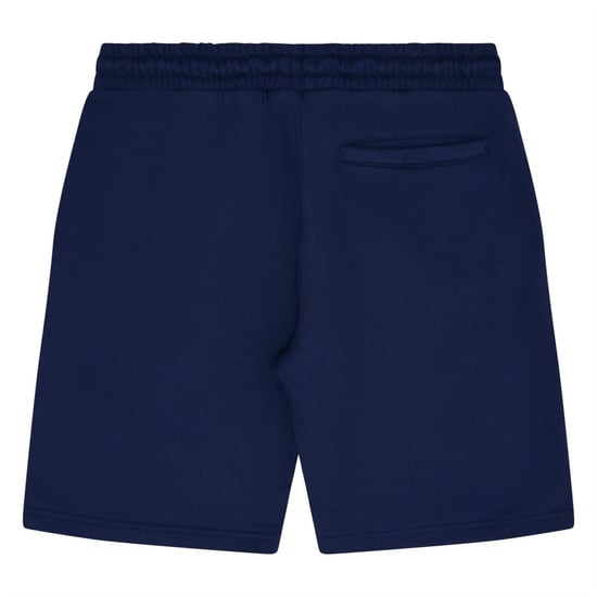Men's Ellesse Fleece Jogger Shorts in Navy - Image 2