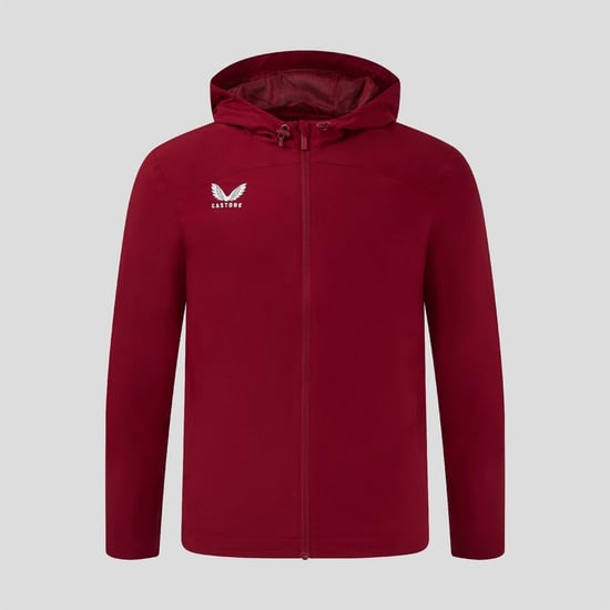 Men's Castore Rain Jacket in Biking Red - Image 1