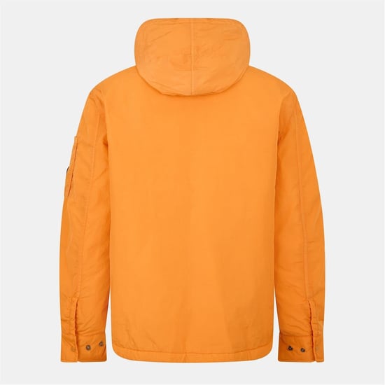 Men's C.P. Company Nylon Padded Overshirt in Russ Orange 434 - Image 2