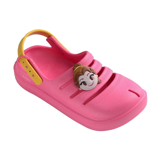 Women's Havaianas Hav. Kids Clog Princesas Ciber Pink Flip Flops Womens in Pink - Image 2