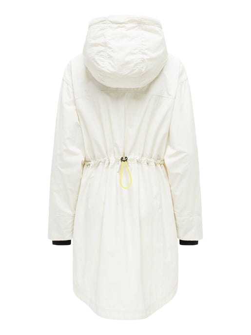 Marikoo women’s transitional coat Trüffelbonbon with hood - Image 3