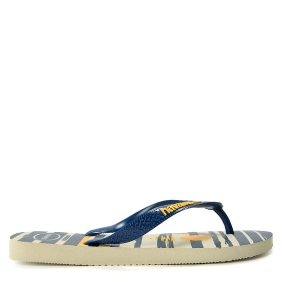 Women's Havaianas Hav. Top Nautical Beige Navy 35 36 Flip Flops in Beige/Navy - Image 1