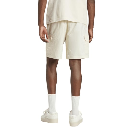 Men's adidas Originals Essvn Shorts in Wonder White - Image 3