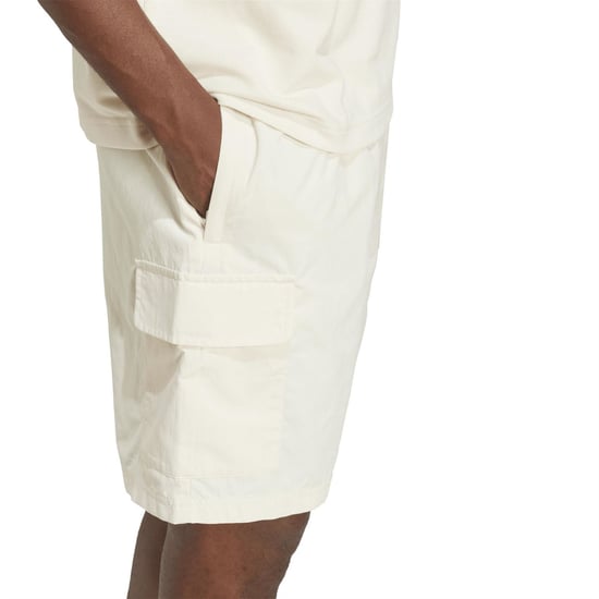 Men's adidas Originals Essvn Shorts in Wonder White - Image 5