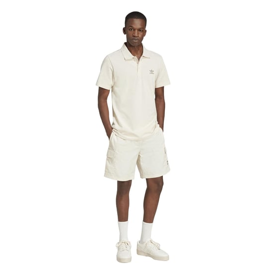 Men's adidas Originals Essvn Shorts in Wonder White - Image 6