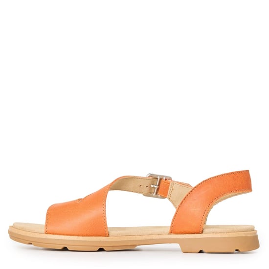 Women's Timberland Calista Bay Backstrap Sandal Medium in Med Ornge Grain - Image 2