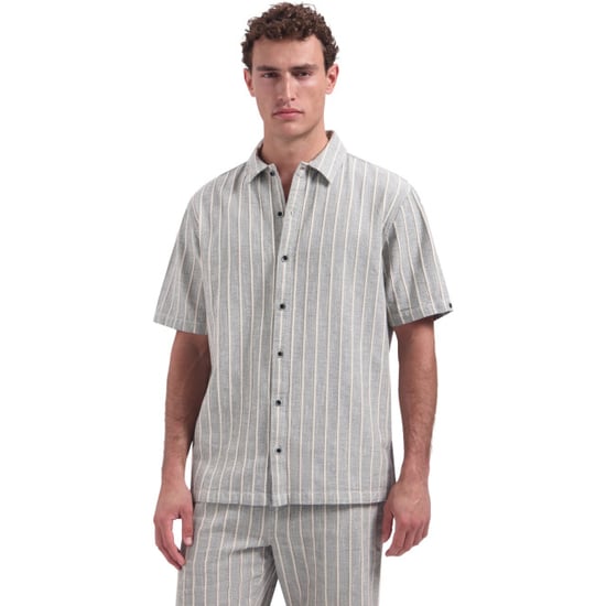 No Excess Shirt short sleeve fancy striped sand - Image 1