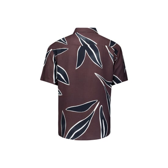 No Excess Shirt short sleeve allover printed dark brown - Image 3
