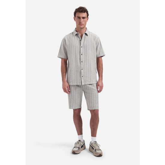 No Excess Shirt short sleeve fancy striped sand - Image 5