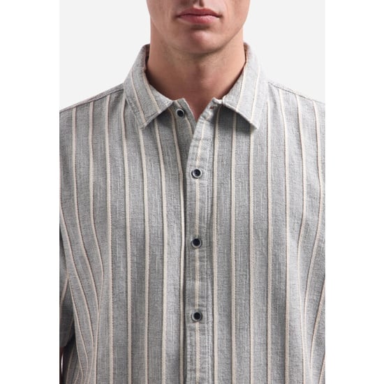 No Excess Shirt short sleeve fancy striped sand - Image 6