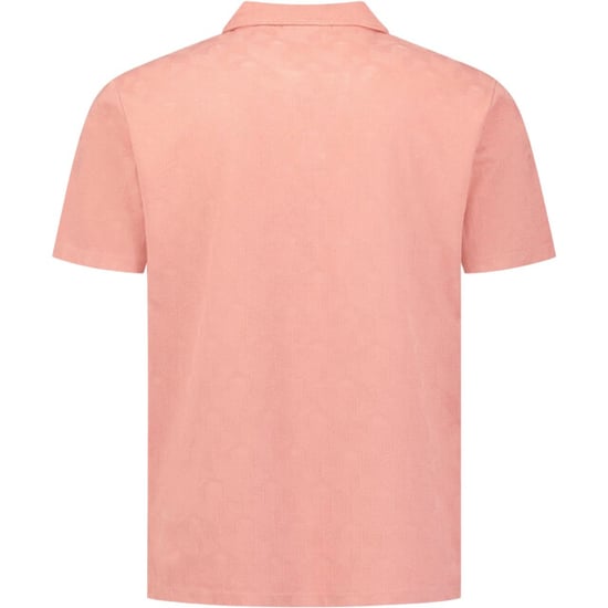 No Excess Polo short sleeve jacquard coral - Image 6