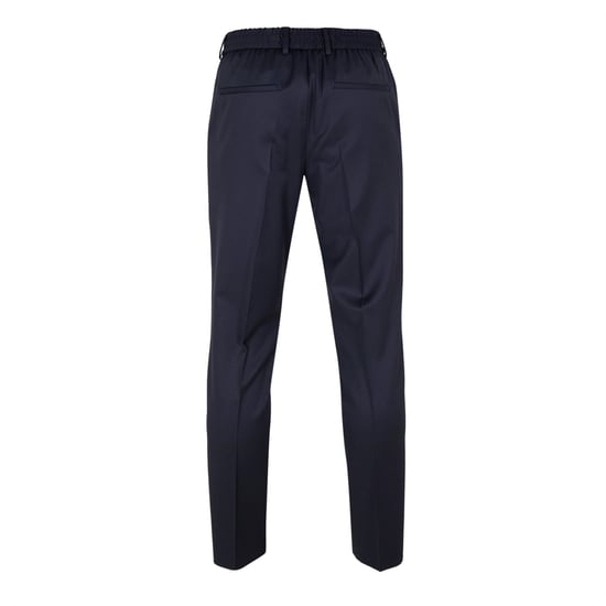 Men's Boss H Genius Ds B1 10236006 01 Straight Leg Trousers in Dark Blue - Image 2