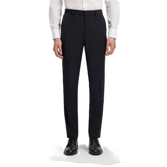 Men's Boss H Genius Mm C Straight Leg Trousers in Dark Blue - Image 1