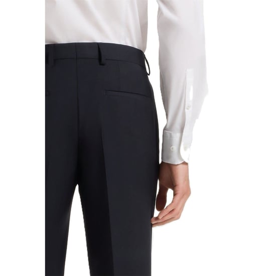 Men's Boss H Genius Mm C Straight Leg Trousers in Dark Blue - Image 3