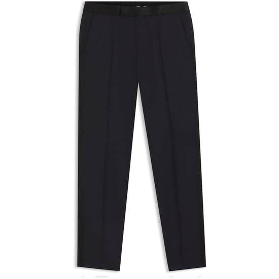Men's Boss Tuxedo Trousers in Dark Blue - Image 1