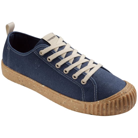 Men's Havaianas Tns Canvas Low Top Sneakers in Navy Blue - Image 2