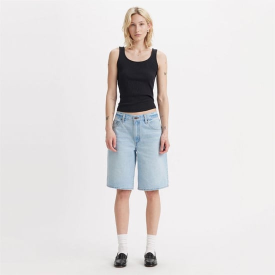 Women's Levis Baggy Dad Jort Pick Sides Shorts in Pick Sides - Image 3