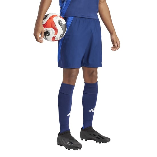 Men's adidas C M Sho Football Shorts in Navy Blue - Image 6