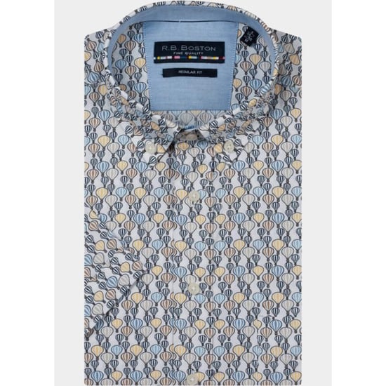 R.B. Boston Overhemd korte mouw heren marshall ss button down 616670/610 - Image 2
