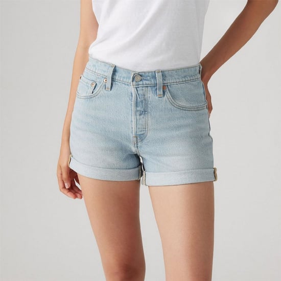 Women's Levis 501 Rolld Shorts in Chameleon Copy - Image 2