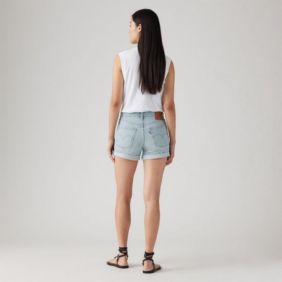 Women's Levis 501 Rolld Shorts in Chameleon Copy - Image 4