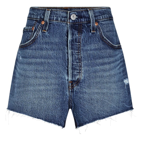 Women's Levis 501 Original Short Z8667 Light in Judge That - Image 1
