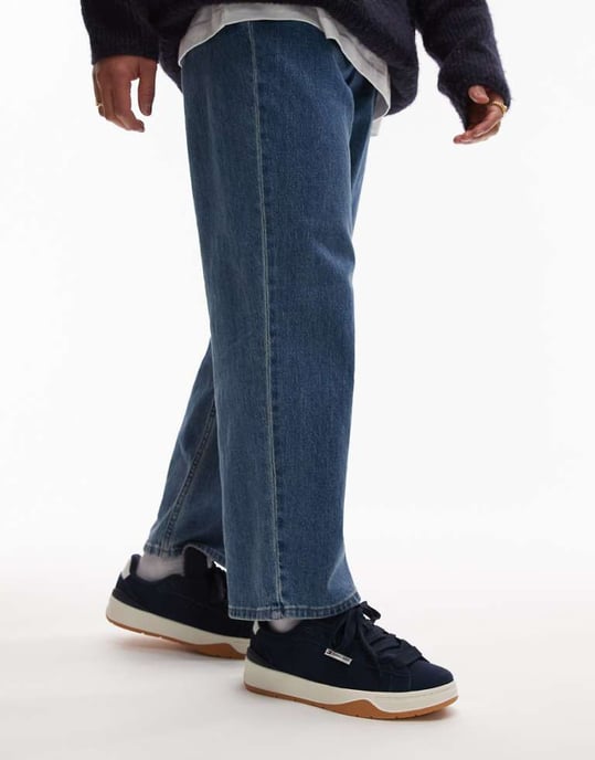 Tommy Jeans skater sneaker in navy - Image 1