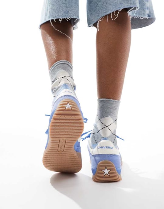Converse Run Star trainers in blue - Image 4