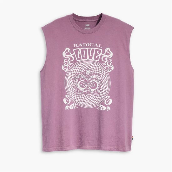 Men's Levis Pride Graphic Crew Neck Muscle Tank in Purple Gum - Image 1
