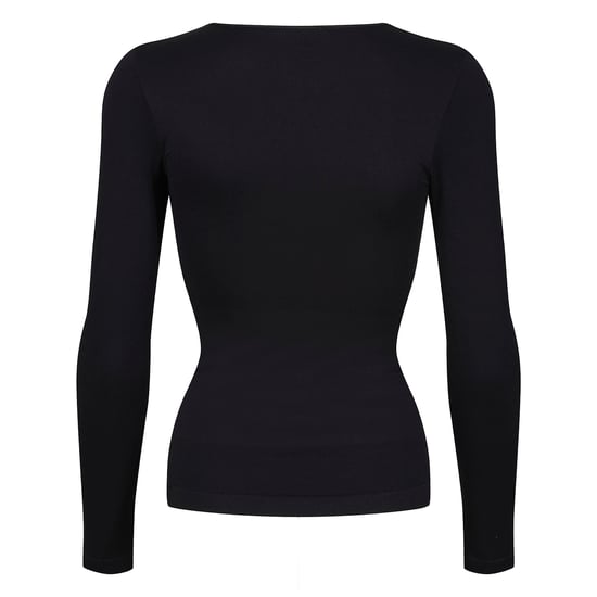 Ladies Essentials Cross Over T Shirt Sculpting Recycled Stretch Fit - Image 2