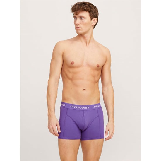 Men's Jack and Jones Solid Trunks 3 in Agave Green - Image 6