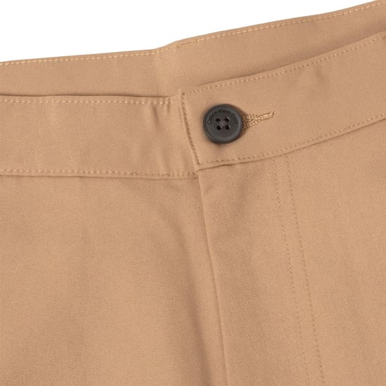 Men's Calvin Klein Golf G F Tech Shorts in Stone - Image 3