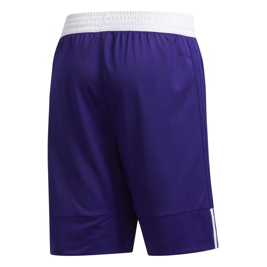 Men's adidas Spee Rev Shr Basketball Shorts in Collegiate Purp - Image 2